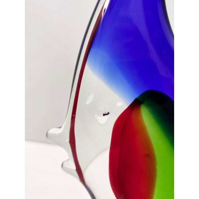 Vintage Murano Glass Fish Decorative Figure by La Murrina, 1980s For Sale - Image 9 of 13