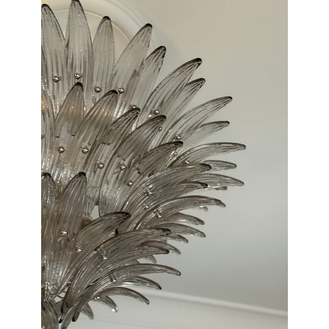 Bold eclectic classic contemporary murano chandelier. Chandelier in traditional italian mid-century style and produced...