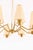 Brass and Fabric Chandelier by Hans Bergström for Asea, 1950s For Sale - Image 3 of 14