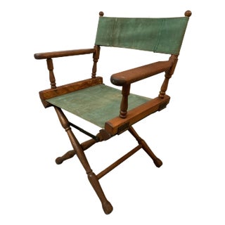 Vintage Director's Chair Made in Maine Circa 1940 For Sale