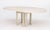 Late 20th Century Karl Springer Style Grasscloth Dining Table For Sale - Image 5 of 13