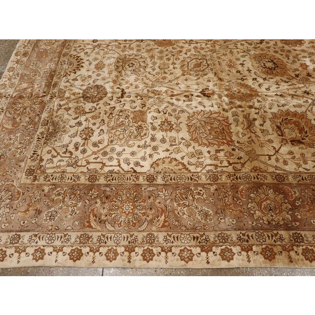 Textile Galerie Shabab Collection Mid-20th Century Persian Tabriz Carpet For Sale - Image 7 of 10