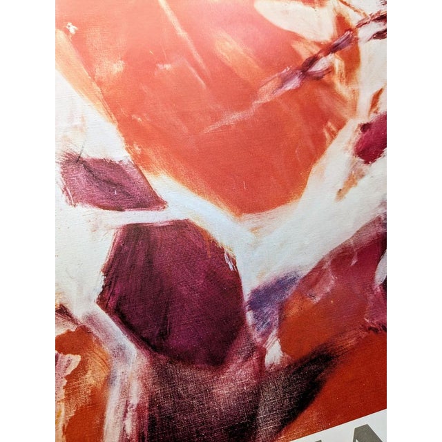 Vintage Poster in Offset Lithograph by Jean Bazaine for Arte, Paris, France, 1975 For Sale - Image 4 of 6