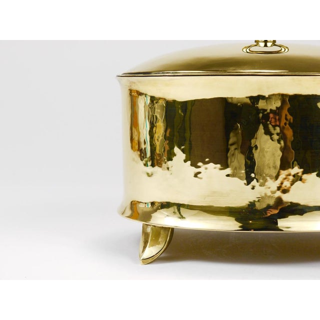 Art Nouveau Brass Box by Otto Prutscher for Melzer & Neuhardt, 1920s For Sale - Image 4 of 18