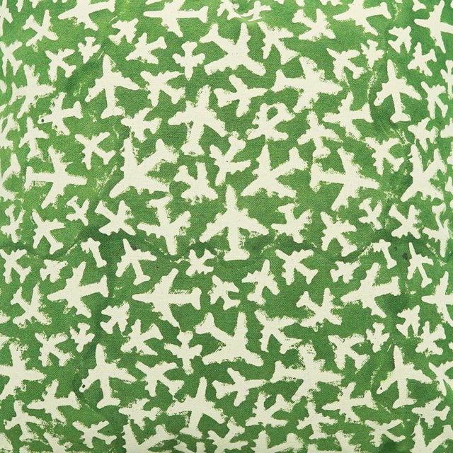 Textile Fabdivine Handmade Block Printing Thick Cotton Lumber Pillow Covers -12x20 Inches -Pushpak Vimaan Abstract Design For Sale - Image 7 of 9