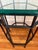 Patinated Brass and Beveled Glass Octagonal Side Table Campaign Style For Sale In New York - Image 6 of 12