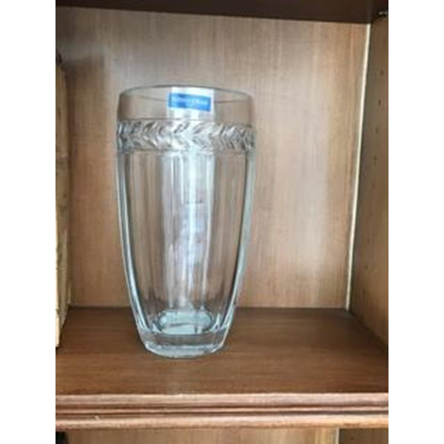 Villeroy & Boch Lead Crystal Faceted Vase Chairish