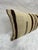Turkish Hemp Pillow Cushion Natural Beige Dark Brown Pillow Cushion Cover 16" x 24" For Sale - Image 4 of 4