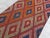 Orange 1960s Geometric Design Vintage Wool Runner Rug For Sale - Image 8 of 11
