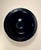 Vintage Ward Bennett Sengai Sasaki Black Glass Bowl 24% Lead Crystal Made in Japan For Sale - Image 4 of 8