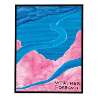 David Shrigley, Weather Forecast, 2024, Lithograph, Framed For Sale