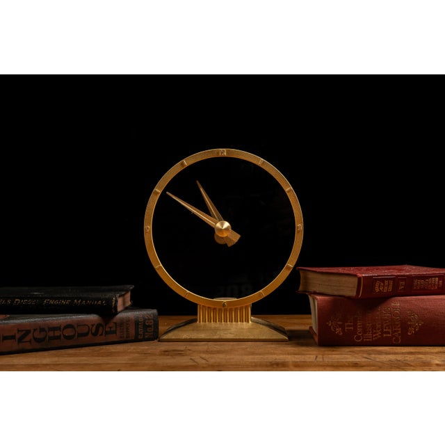Art Deco 1930s Art Deco Golden Hour Electric Clock For Sale - Image 3 of 8