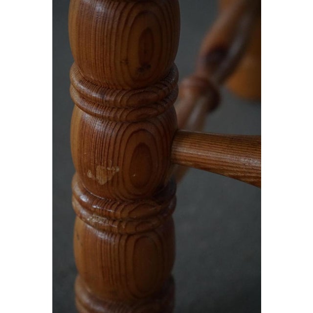 Modern Brutalist French Chairs in the style of Charles Dudouyt, 1960s, Set of 6 For Sale - Image 10 of 18