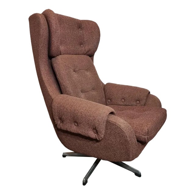 Vintage Swivel Chair from Up Zavody Rousinov For Sale