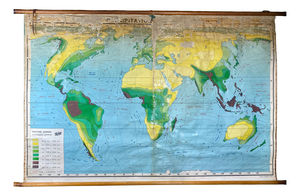 Annual Rainfall Map, 1960s