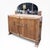 Wood Arts & Crafts Oak Dresser or Sideboard with Mirror For Sale - Image 7 of 9