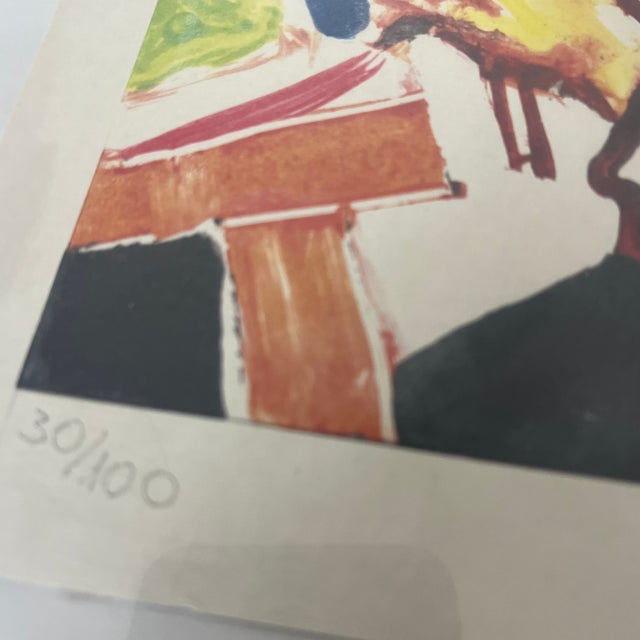 1990s Murilo Ribeiro Limited Edition Print (30/100) Original Artist Expressionism, Brazil- Signed in Pencil For Sale - Image 11 of 12