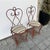 Vintage French Art Nouveau Chairs in Wrought Iron, 1930s, Set of 2 For Sale - Image 13 of 18