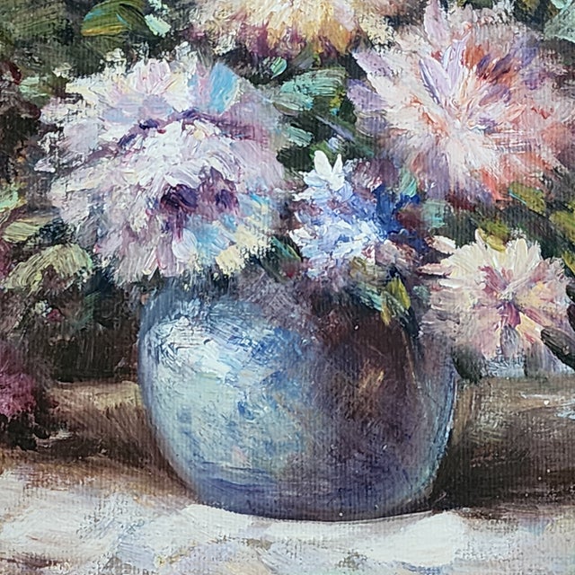 Walter Adams 1900s (Signed W Adam) Still Life Dimensions- Overall 12.25h x 14"w x 1.75"d Painting 8h x 9.75"w Original oil...