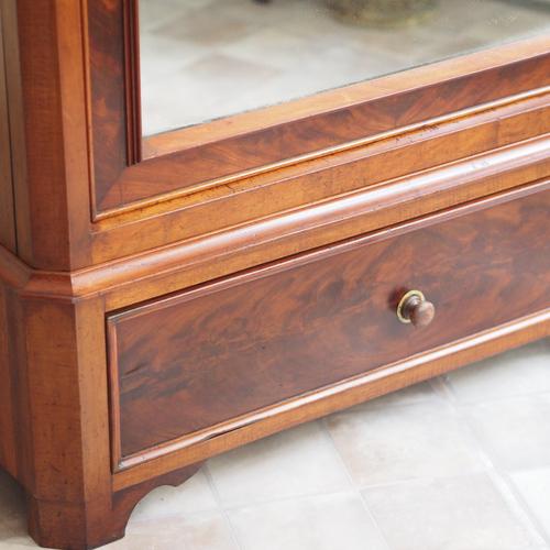 Louis-Philippe Mirrored Cabinet in Mahogany, 1860 For Sale - Image 16 of 18