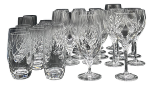 Large Mid-Century Crystal Glass Service from Nachtmann, 1960s, Set of 30