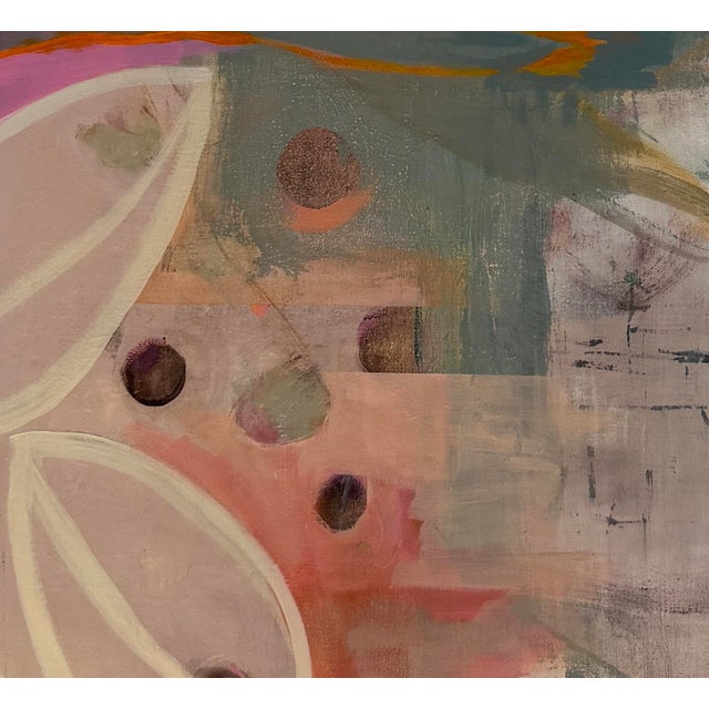 Plastic Abstract Acrylic Painting Titled Hey BooBoo For Sale - Image 7 of 9