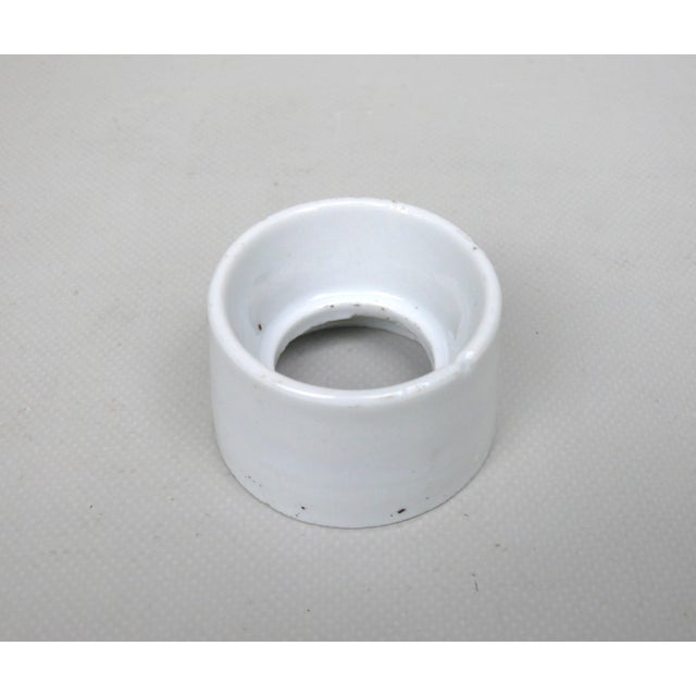 German Wall Lamp in Porcelain and White Cased Glass, 1890s For Sale - Image 18 of 18