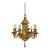 1900 Caldwell Gilt Bronze Caldwell Chandelier 12 Lights For Sale