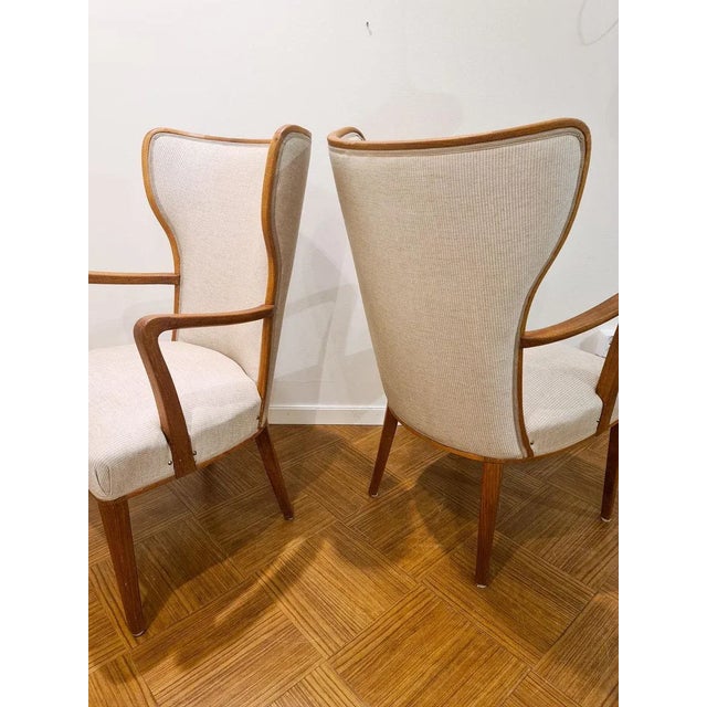 1940s Art Deco Lounge Chairs, Sweden, 1940s, Set of 2 For Sale - Image 5 of 13