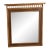 Mid 20th Century Large Coastal Bamboo Mirror For Sale