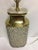 Vintage Lucite & Leather Wrapped Brass Lamp For Sale - Image 9 of 11