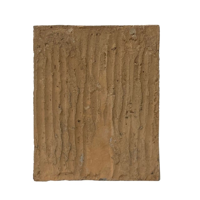 Chinese Chinese Oriental Handmade Clay Buddhas Theme Plaque Display For Sale - Image 3 of 5