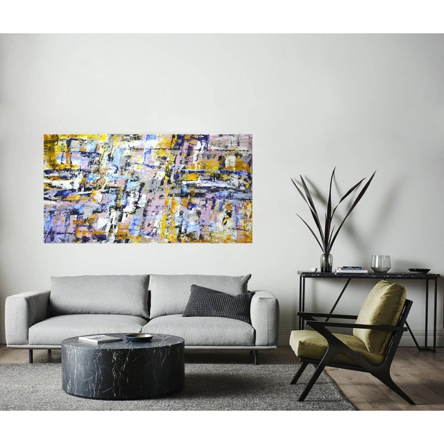 Yellow Abstraction 130. Original Painting.Iryna Kastsova For Sale - Image 8 of 10