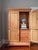 English Pine Linen Press, Armoire, Wardrobe For Sale - Image 9 of 10
