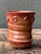 This vintage studio pottery textured ceramic vase is a charming expression of mid-century handcrafted design, celebrated...