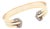 1980s Cartier Tri-Color Gold Diamond Double C Cuff Bangle Bracelet For Sale
