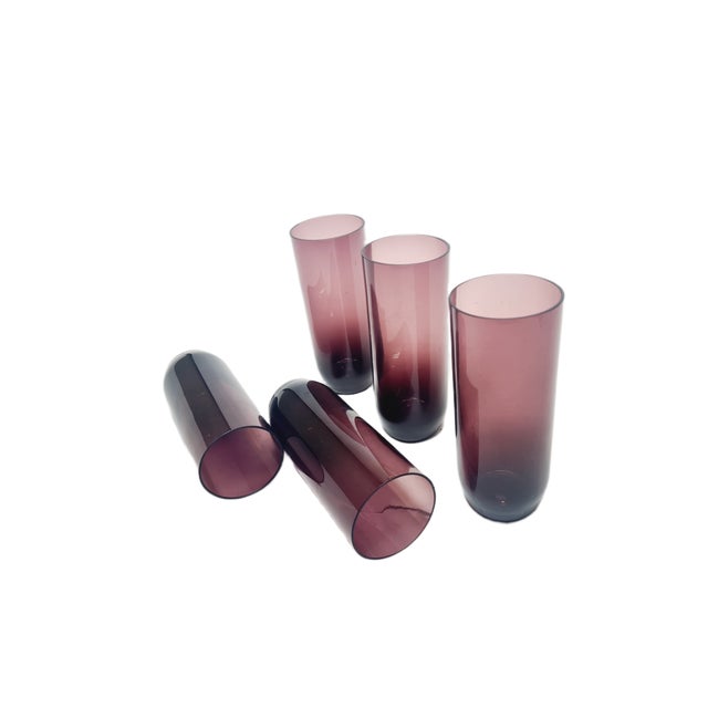 Postmodern Pitcher by Sarnecki for Krosno Glassworks, Poland, 1970s, Set of 5 For Sale - Image 13 of 16