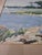 Paper Vintage Mid Century Signed Impressionist Wc Painting Beach For Sale - Image 7 of 9
