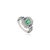 Art Deco 14k Gold Step Cut East West Accent Gem Art Deco Statement Ring Size 6.5 For Sale - Image 3 of 14
