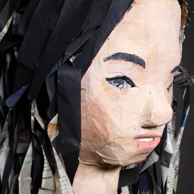 Modern Heads Up: Self Portraits, Students' Art Class Project For Sale - Image 3 of 15