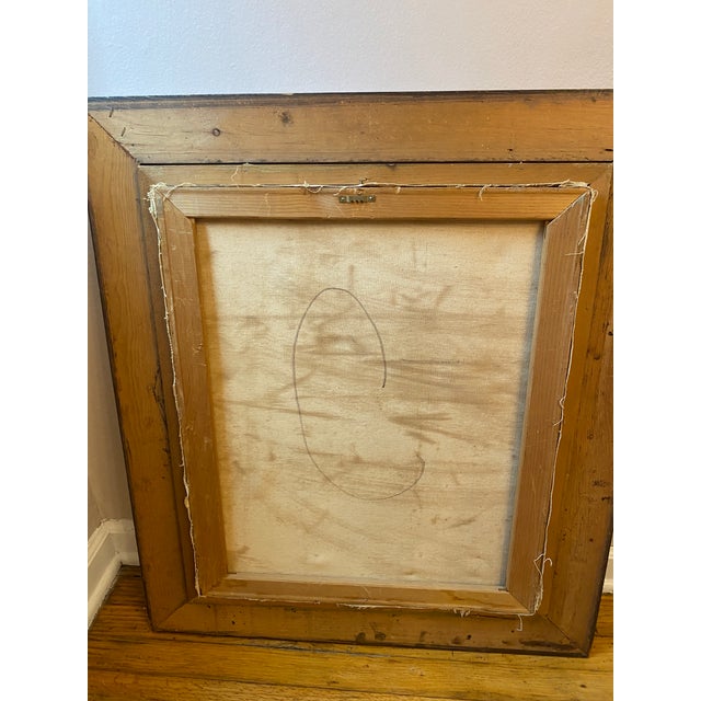 Mid-Century Nautical Oil Framed Painting by Raymond For Sale - Image 15 of 16
