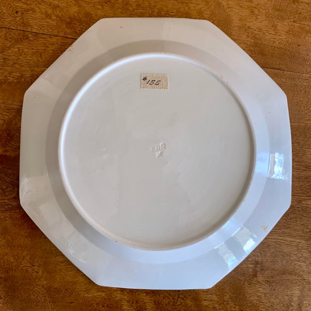 Fabbrica Del Vecchio Italian Creamware Plates, Ca. 1820- A Pair For Sale - Image 15 of 17