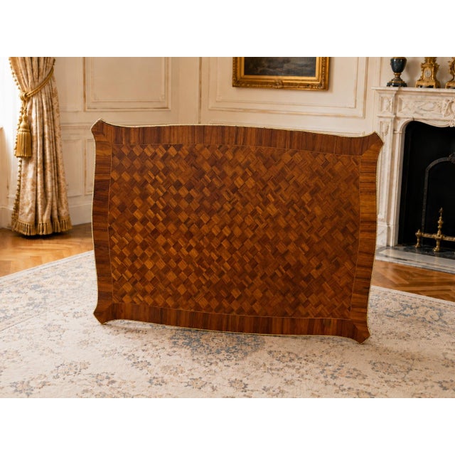 1840s French Artisan Neoclass Mahogany Bronze Table - 1 Pc For Sale - Image 10 of 11