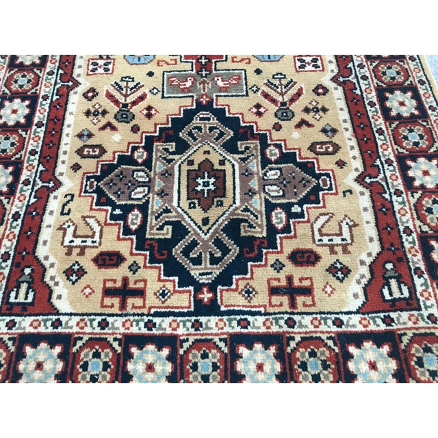 Vintage Turkish Sparta Rug For Sale - Image 3 of 12