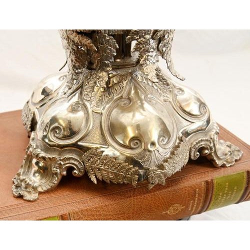 Silver Plate Palm Tree Candelabra, Sheffield For Sale - Image 18 of 18