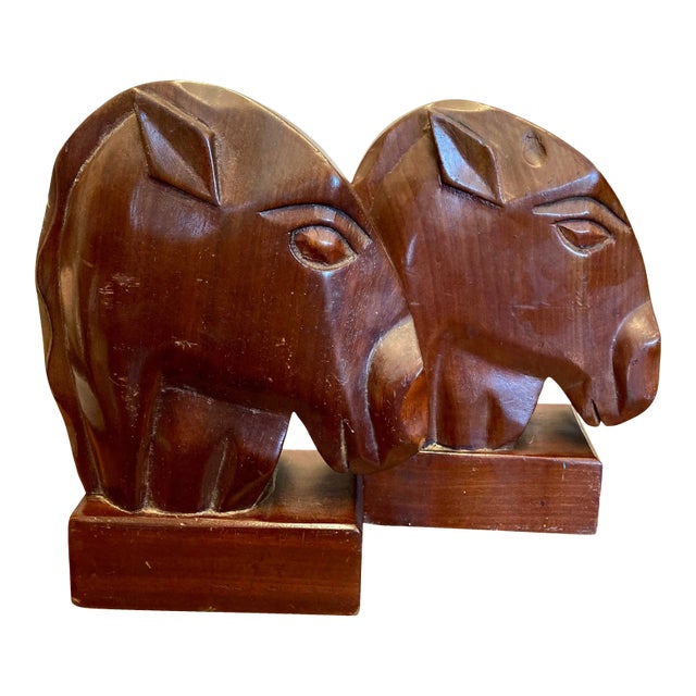 Vintage Horse Bookends - A Pair For Sale
