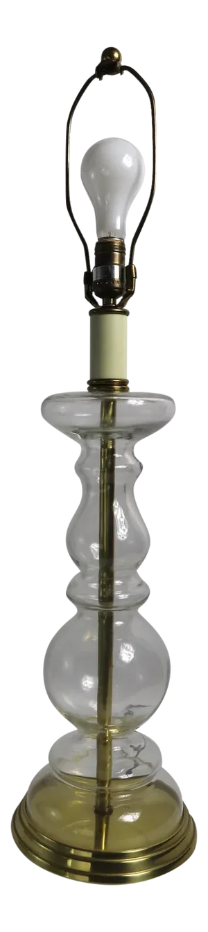 Clear Glass Table Lamp by Tyndale