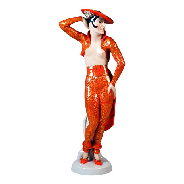 Art Deco Spanish Carmen Lady Dancer Figurine from Rosenthal Selb, Germany, 1930s For Sale