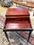 Antique 19th Century French Chinoiserie Hand-Painted Black and Gilt Ladies Writing Desk For Sale - Image 4 of 12