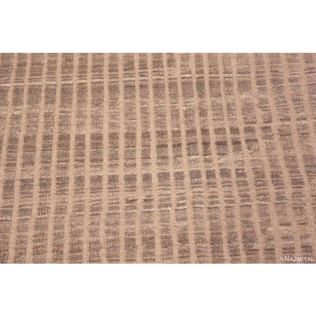 Room Size Decorative Modern Cream Rug For Sale - Image 4 of 7